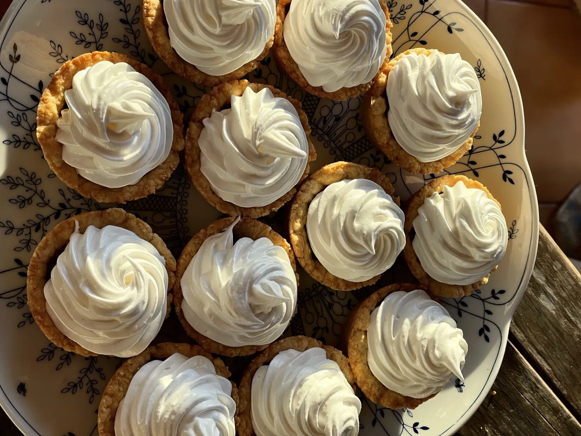 Тарталетки с итальянской меренгой